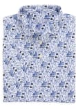 Main image for Mens Michigan Wolverines White Vineyard Vines Sankaty Tailgate Short Sleeve Fashion Polo