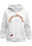 Main image for Womens White Central Michigan Chippewas Asana Hooded Sweatshirt
