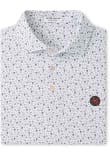 Main image for Mens Ohio State Buckeyes Grey Peter Millar Kick Off Short Sleeve Fashion Polo