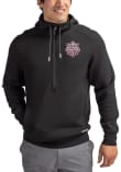 Main image for Mens Indiana Hoosiers Black Cutter and Buck 2025 CFP National Champions Roam Long Sleeve Hoodie
