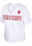 Main image for Indiana Hoosiers White Colosseum Shiz Short Sleeve T-Shirt