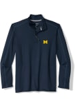 Main image for Mens Michigan Wolverines Blue Tommy Bahama Island Energy Qtr Zip Pullover