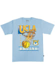 Main image for UCLA Bruins Light Blue SLAM Basketball Hoops Heavyweight Short Sleeve T Shirt