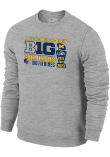 Main image for Mens Grey Michigan Wolverines 2023 Big Ten Trophy Conference Champions Fashion Sweatshirt