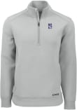 Main image for Mens Northwestern Wildcats Ash Cutter and Buck Roam Qtr Zip Pullover