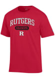 Main image for Rutgers Scarlet Knights Red Champion Pill Grandpa Jersey Short Sleeve T Shirt