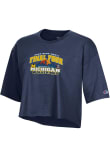 Main image for Michigan Wolverines Navy Blue Champion 2026 Men's Basketball Final Four Bound Short Sleeve T-Shirt