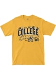 Main image for Mens Iowa Hawkeyes Gold Campus Ink Football ESPN College Gameday Icons Fashion Player T Shirt