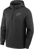 Main image for Mens Purdue Boilermakers Black Nike Coach Long Sleeve Hoodie