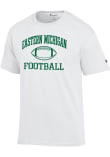 Main image for Eastern Michigan Eagles White Champion Football Icon Jersey Short Sleeve T Shirt