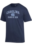 Main image for Champion North Carolina Tar Heels Navy Blue Font Class of 2028 Jersey Short Sleeve T Shirt
