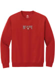 Main image for Mens Miami RedHawks Red Summit Sportswear Embroidered Crew Sweatshirt
