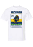 Main image for Jordan Marshall  Mens White Michigan Wolverines Retro Gaming Fashion Player T Shirt