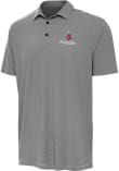 Main image for Mens Ball State Cardinals Black Antigua Twine Short Sleeve Polo Shirt