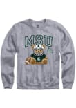 Main image for Womens Michigan State Spartans Grey Summit Sportswear Bear Necessities Crew Sweatshirt