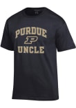 Main image for Purdue Boilermakers Black Champion Number One Uncle Short Sleeve T Shirt