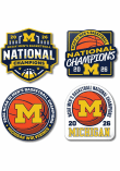 Main image for Michigan Wolverines Blue 4 Pack 2026 MBB Nat Champ Magnet