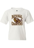 Main image for Youth Western Michigan Broncos White Summit Sportswear 2025 National Mens Hockey Champions Short S..