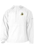 Main image for Mens Oregon Ducks White Columbia Heat Seal Prodigy Qtr Zip Pullover