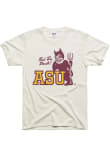 Main image for Arizona State Sun Devils White Charlie Hustle Fork Em Short Sleeve Fashion T Shirt