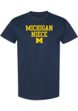 Main image for Michigan Wolverines Niece Short Sleeve T-Shirt - Navy Blue