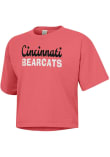 Main image for Cincinnati Bearcats Pink Gear For Sports Short Script  Boxy Short Sleeve T-Shirt