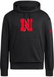 Main image for Mens Nebraska Cornhuskers Black Adidas Our Red Burns Brighter Hooded Sweatshirt