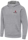 Main image for Mens Ball State Cardinals Grey Antigua Victory Hooded Sweatshirt