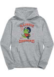 Main image for Toddler Illinois Fighting Illini Grey Vive La Fete Dino-Riffic Long Sleeve Hooded Sweatshirt
