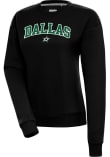Main image for Antigua Dallas Stars Womens Black Script Victory Crew Sweatshirt