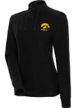 Main image for Womens Iowa Hawkeyes Black Antigua Moment Mock Neck Crew Sweatshirt