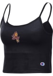Main image for Womens Arizona State Sun Devils Black Champion Cropped Cami Tank Top