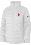Main image for Womens Indiana Hoosiers White Columbia Powder Lite Heavy Weight Jacket