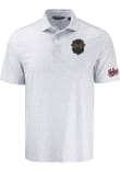 Main image for Mens Indiana Hoosiers White Cutter and Buck Fern Print Short Sleeve Polo Shirt