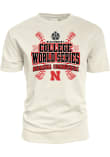 Main image for Nebraska Cornhuskers Ivory Blue 84 2026 Women's College World Series Bound Short Sleeve T Shirt