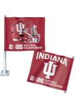 Main image for Indiana Hoosiers Crimson  2026 National Champs Bound 11"x15" Car Flag
