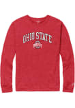 Main image for Mens Red Ohio State Buckeyes Arch Name Mascot Tee