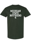 Main image for Michigan State Spartans Basic Block Boyfriend Short Sleeve T Shirt - Green