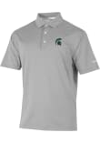 Main image for Mens Michigan State Spartans Grey Columbia Sand Tee Short Sleeve Polo Shirt