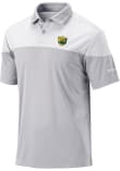 Main image for Mens Baylor Bears Grey Columbia Heat Seal Omni Wick Best Ball Short Sleeve Polo Shirt