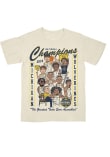Main image for Mens White Michigan Wolverines National Champions Team Caricature Fashion Player T Shirt