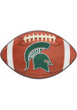 Main image for Brown Michigan State Spartans Football Logo Interior Rug