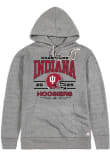 Main image for Mens Indiana Hoosiers Grey Homefield 2025 Big Ten Football Champions Long Sleeve Fashion Hood