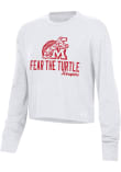 Main image for Womens Maryland Terrapins White Under Armour Mascot LS Tee