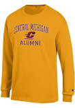 Main image for Mens Central Michigan Chippewas Gold Champion Mascot Alumni Jersey Tee