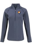 Main image for Womens Illinois Fighting Illini Navy Blue Cutter and Buck Peshastin Qtr Zip
