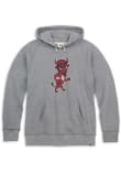 Main image for Mens Indiana Hoosiers Grey Rally Triblend Vintage Logo Long Sleeve Fashion Hood