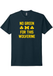 Main image for Michigan Wolverines St.Patricks Day Short Sleeve T Shirt - Navy Blue