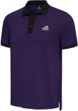 Main image for Mens TCU Horned Frogs Purple Antigua Noble Colorblock Short Sleeve Polo Shirt