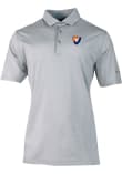 Main image for Mens Illinois Fighting Illini Grey Columbia Vault Heat Seal Double Hit Short Sleeve Polo Shirt